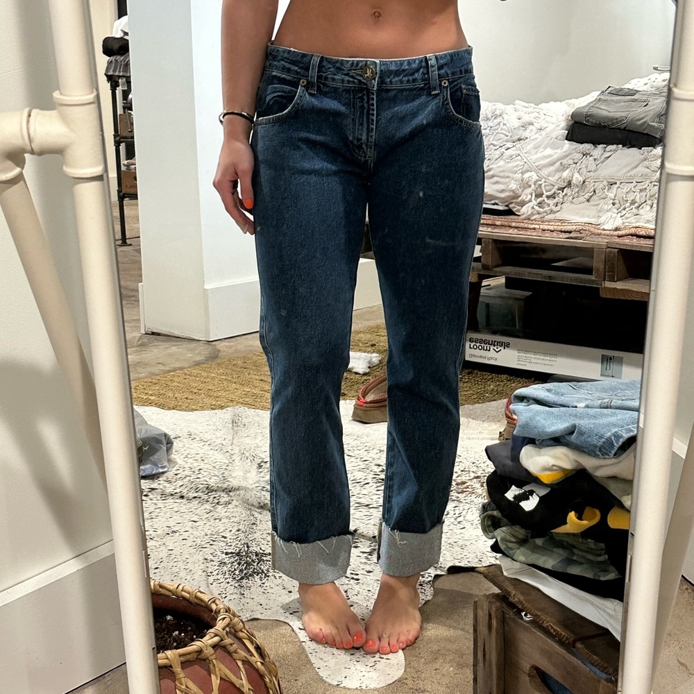 One teaspoon low waist truckers jeans